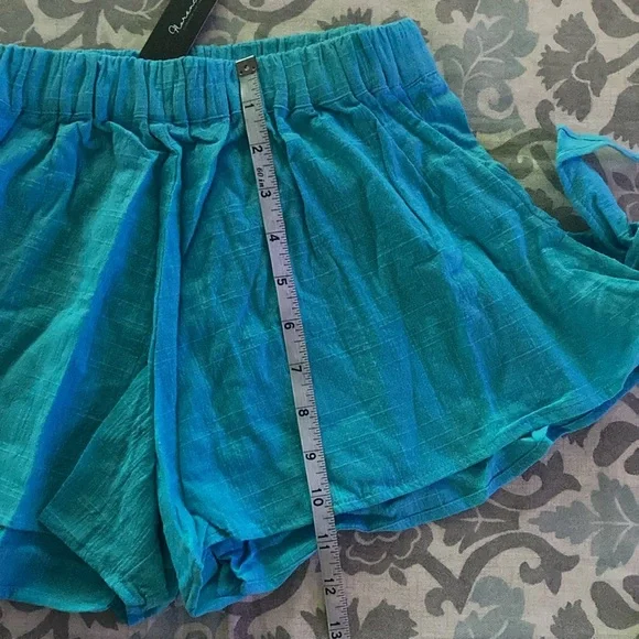 NWT Florencia Miri Shorts, Aquamarine, Size 6 - Picture 5 of 7